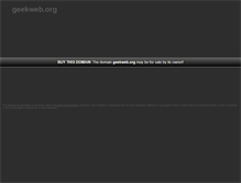Tablet Screenshot of api.geekweb.org